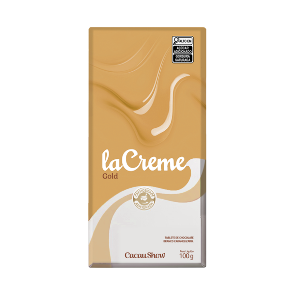 Tablete laCreme Gold de Chocolate Branco 100g