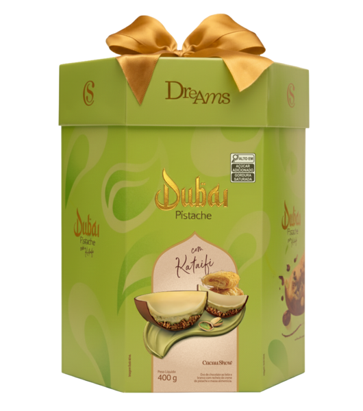Ovo de Páscoa Dreams Dubai Pistache 400g